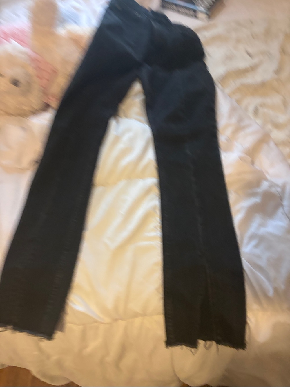 Abercrombie & Fitch Black Straight Leg Jeans - Picture 4 of 5